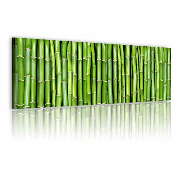 ARTGEIST Bamboo wall bild - grön canvastavla