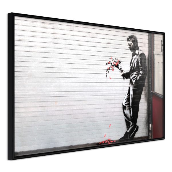 ARTGEIST PLAKAT - Banksy: Waiting in Vain 60x40 Vit