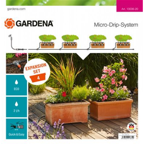 Gardena - Påbyggnadspaket för Växtlådor