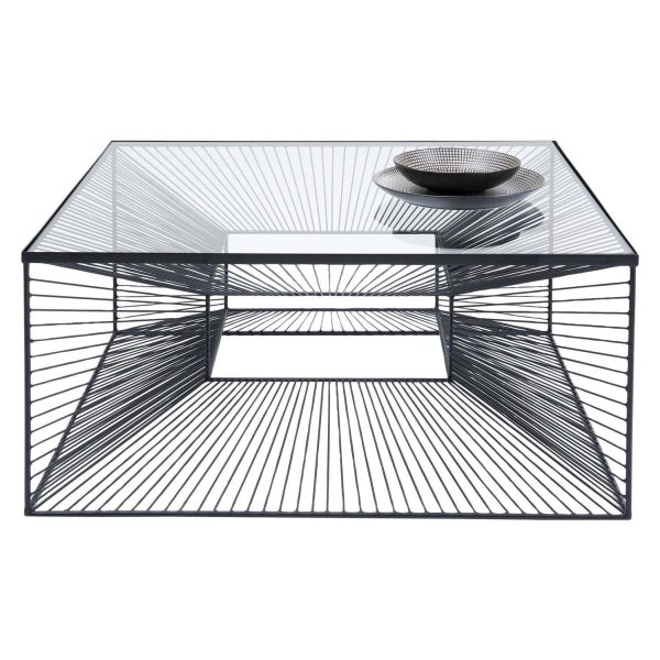 KARE DESIGN Fyrkantigt Dimension Soffbord - Glas och Stål