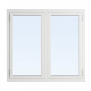 Träfönster - Utåtgående - 2-glas - 2 luft - Vit - U-värde 1.3