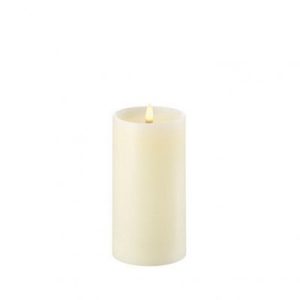UYUNI LED Blockljus Dimbar m. kant Ivory 7,8x18 cm