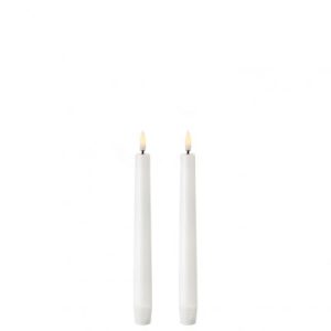 UYUNI LED Kronljus Dimbar Vit 2-pack 2,3x23 cm