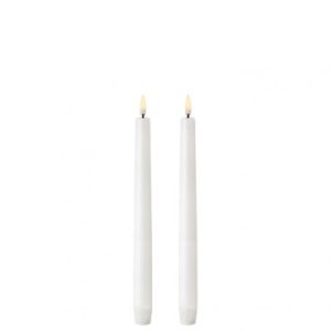 UYUNI LED Kronljus Dimbar Vit 2-pack 2,3x28 cm