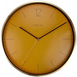 Väggklocka Essential Gold Orange/Guld ø34cm
