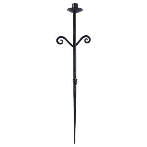 Väggljusstake svart