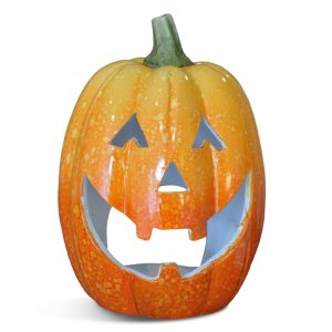 Värmeljuslykta pumpis stor