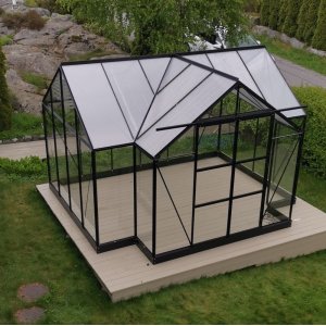 Växthus Triton 10,2 m² - svart
