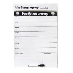 Veckoplanerare meny