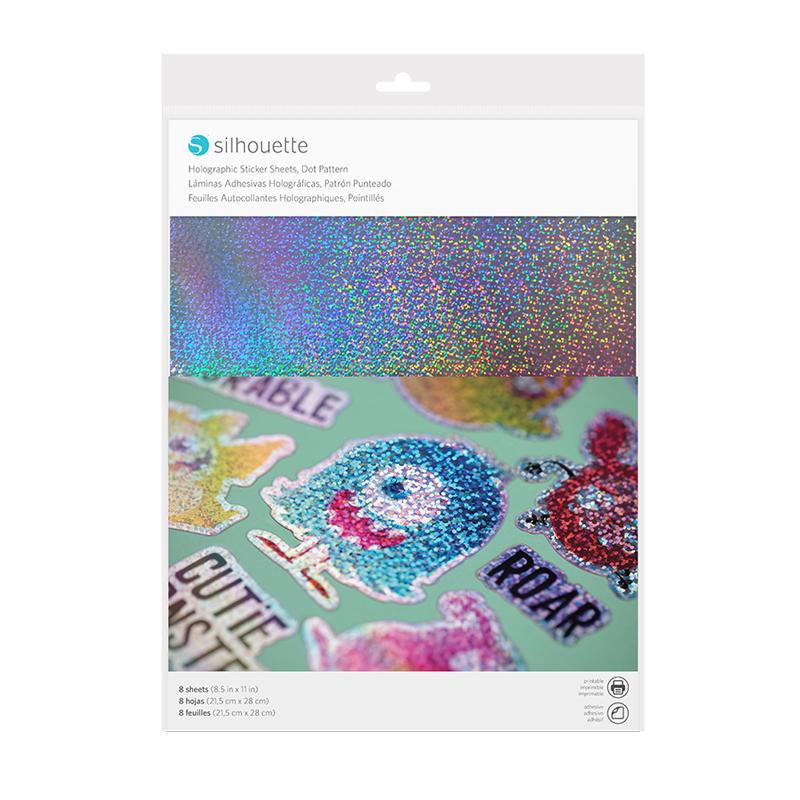 media dot adh Silhouette stickers holographic dots 01